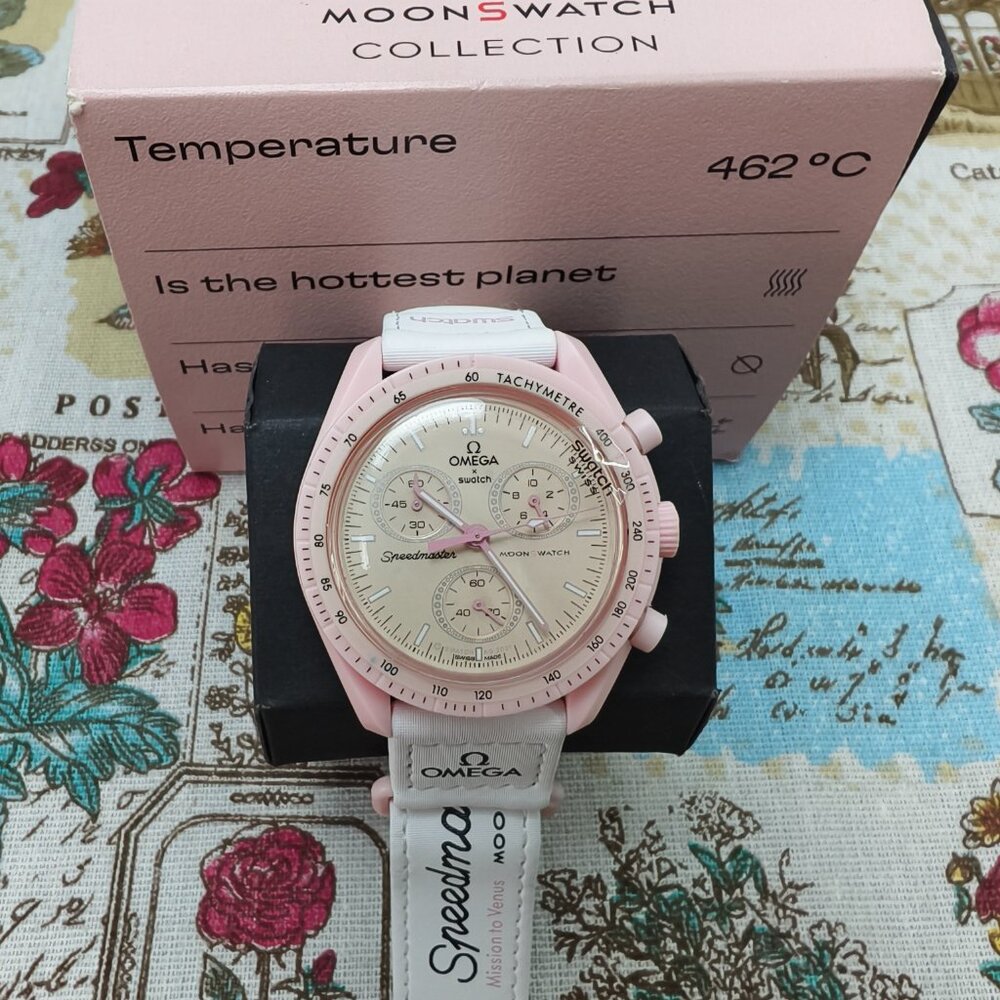 🎊NWT🎊Swatch X Omega MoonSwatch Mission To The Venus Watch - Picture 4 of 5